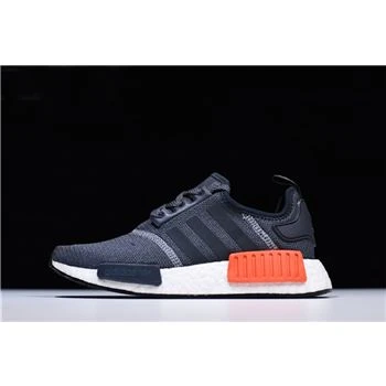 Adidas NMD R1 Dark Grey/Semi Solar Red Men's Running Shoes S31510 Adidas NMD R1 Dark Grey/Semi Solar Red Men's Running Shoes S31510